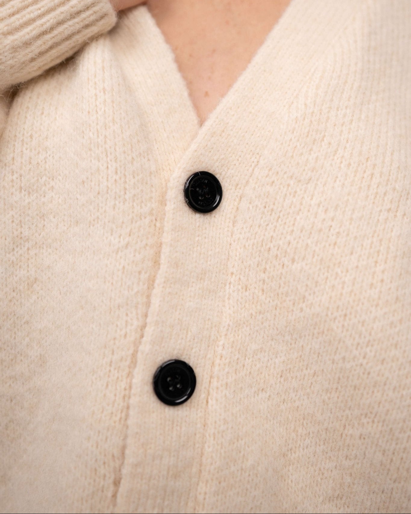 Cardigan Cremehvid | Skagen - clothing.dk