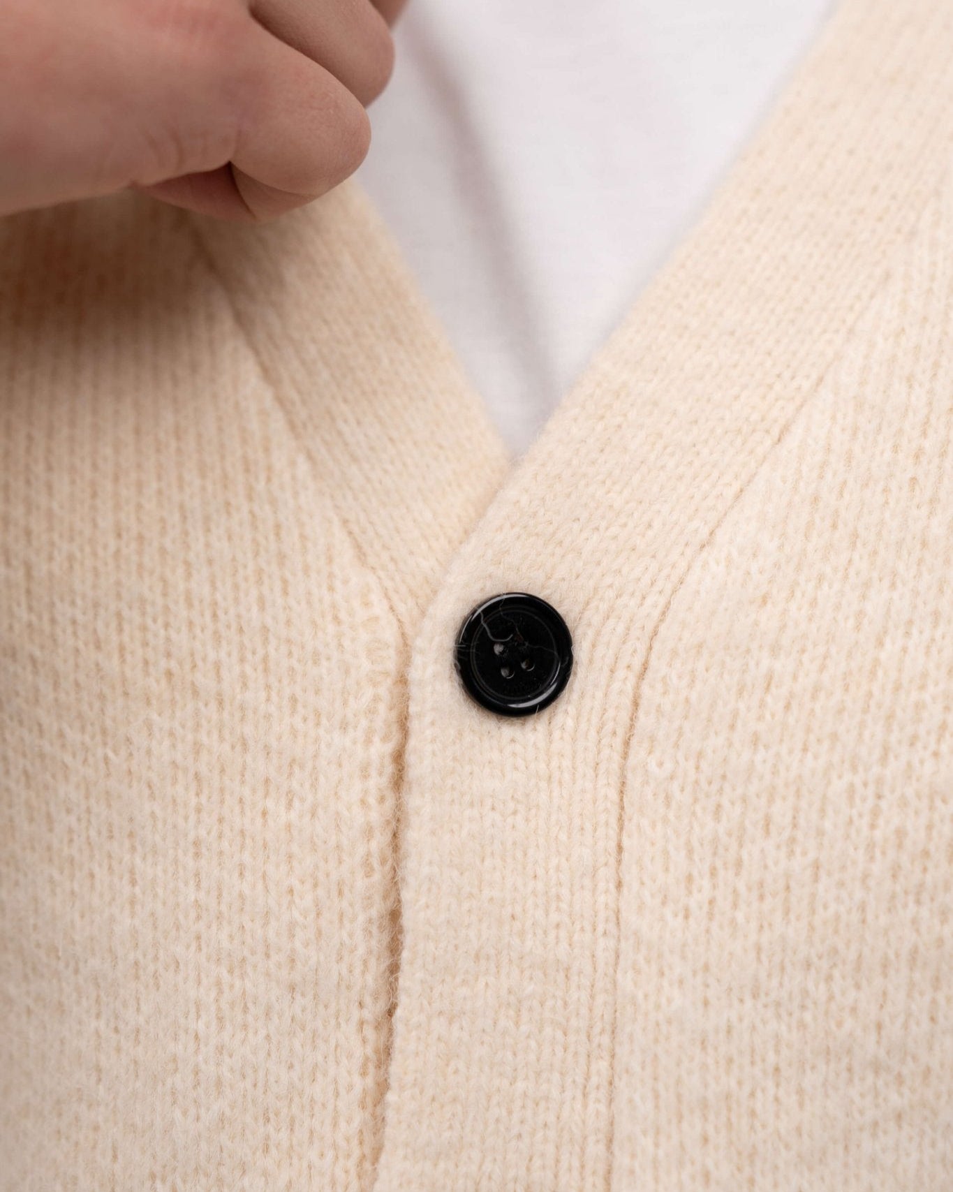 Cardigan Cremehvid | Skagen - clothing.dk