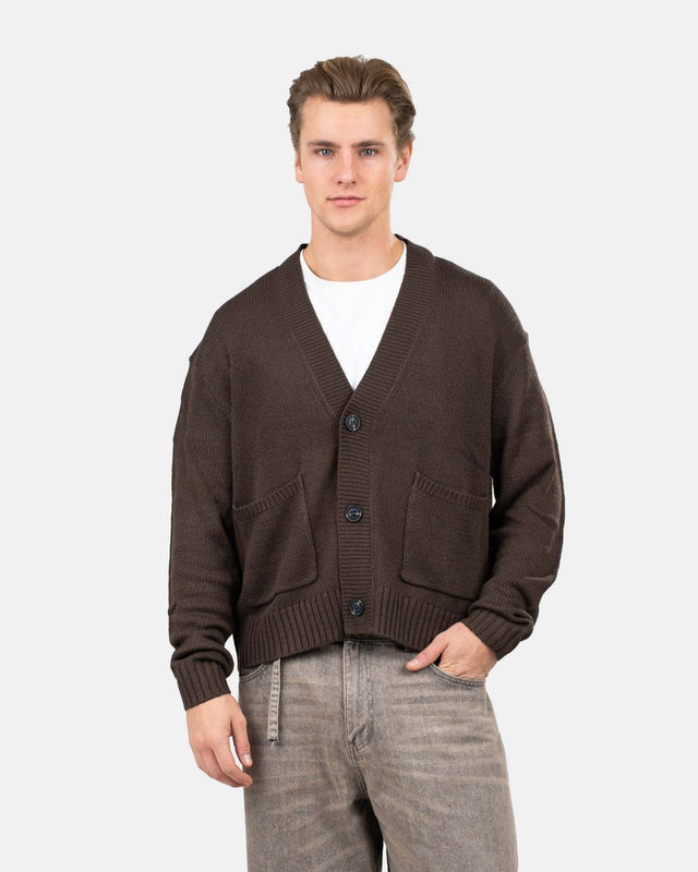 Cardigan With Pockets Brun | Skagen - clothing.dk