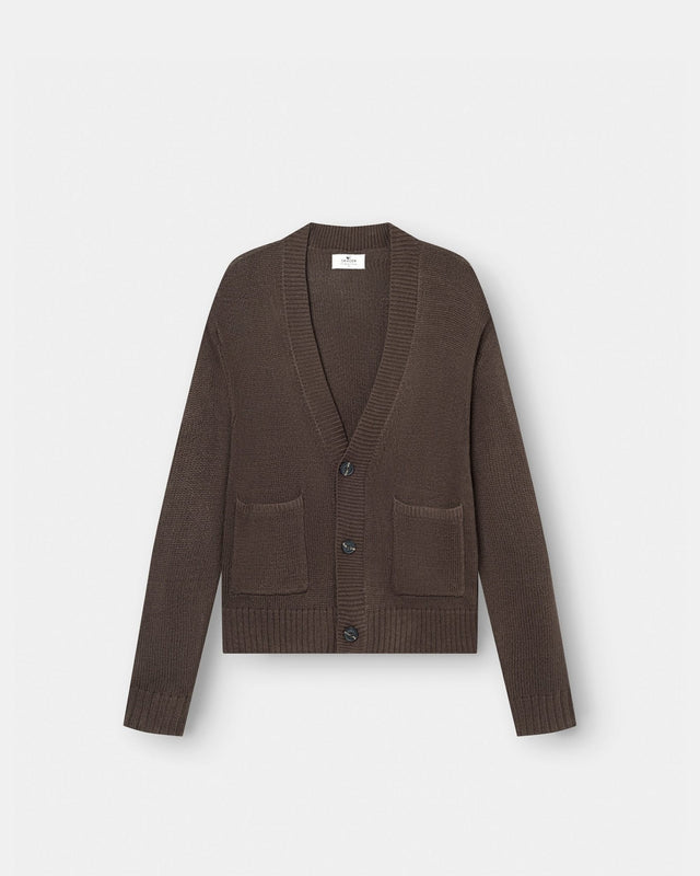 Cardigan With Pockets Brun | Skagen - clothing.dk