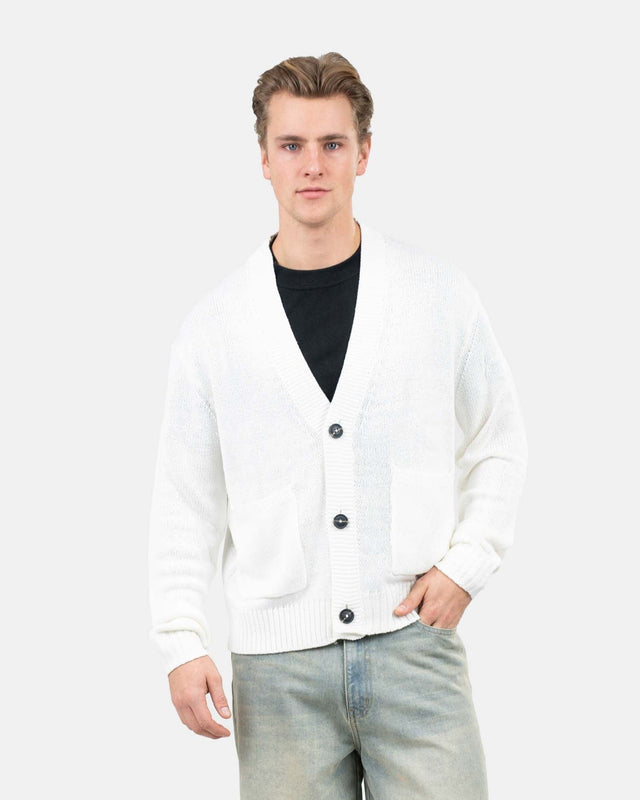 Cardigan With Pockets Hvid | Skagen - clothing.dk