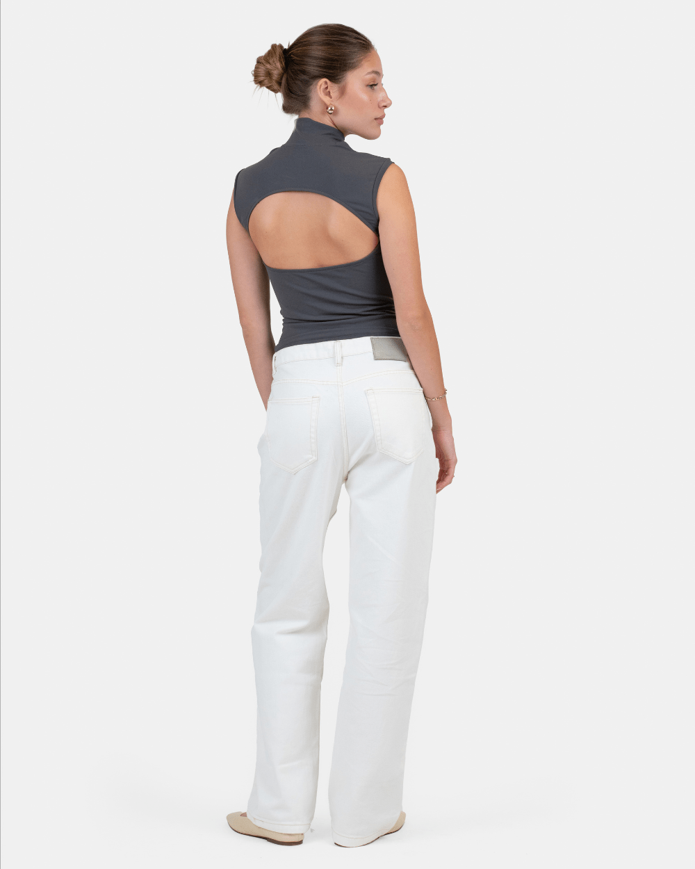 Choker Top Grå | Skagen - clothing.dk