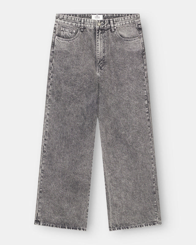 Baggy Denim Jeans Washed Grey