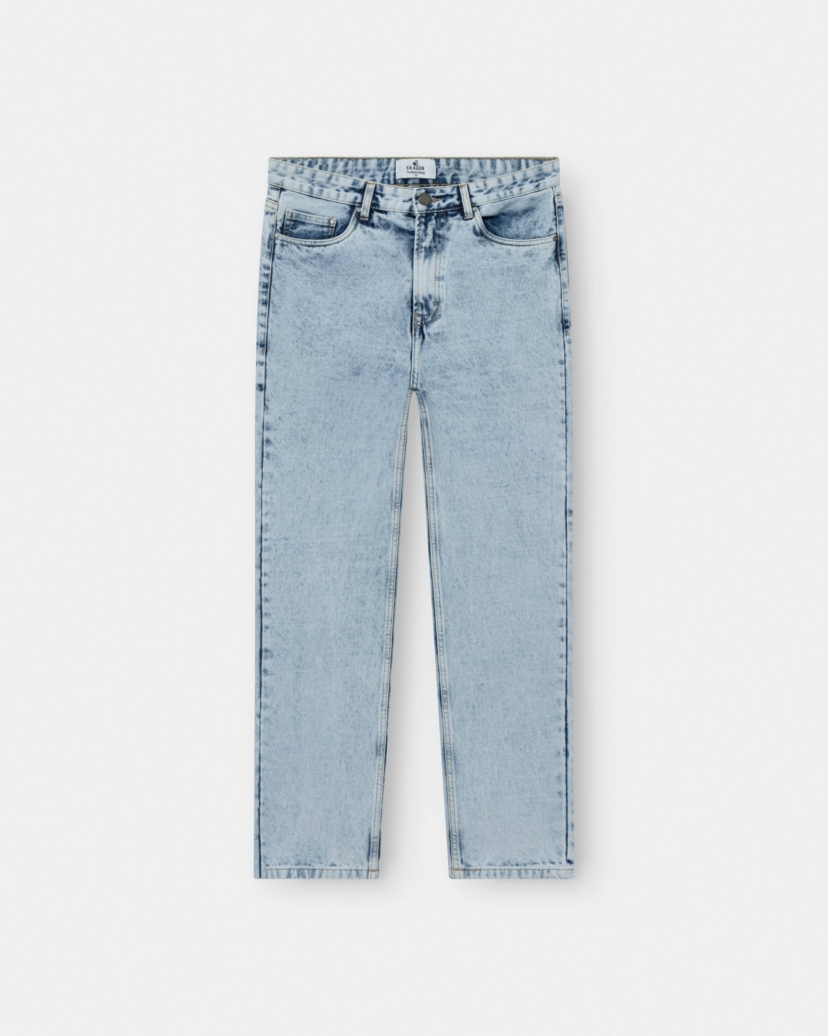Regular Denim Jeans Light Blue