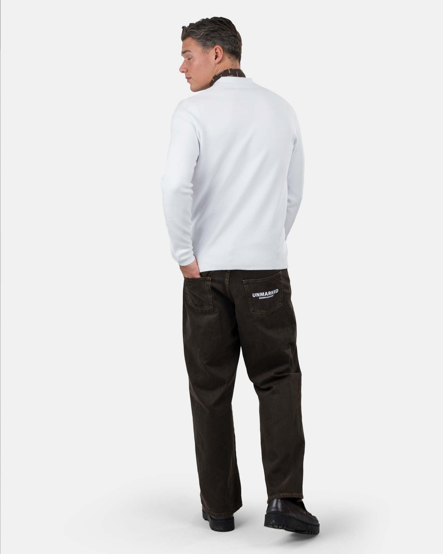 Half zip polo Hvid | Skagen - clothing.dk