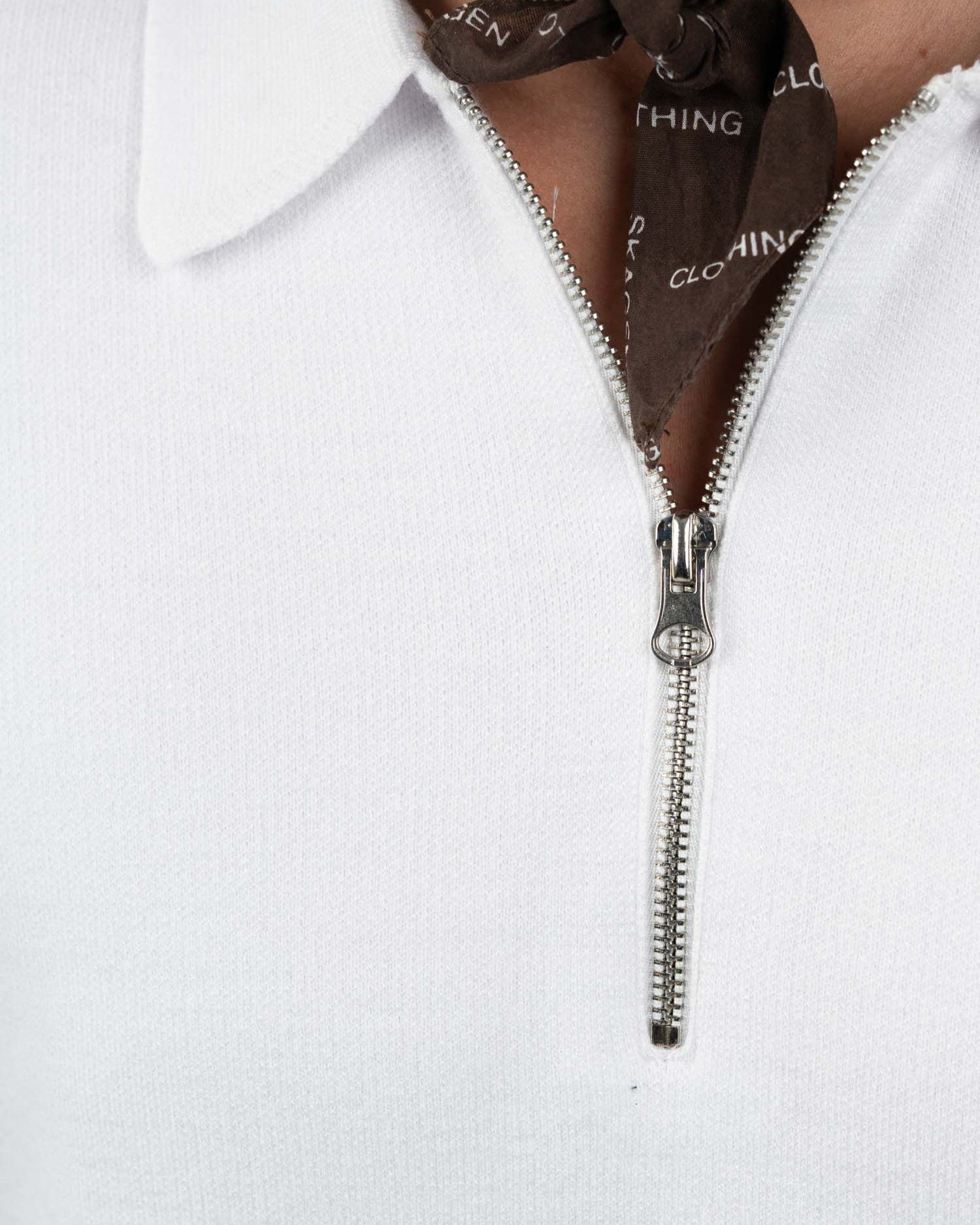 Half zip polo Hvid | Skagen - clothing.dk