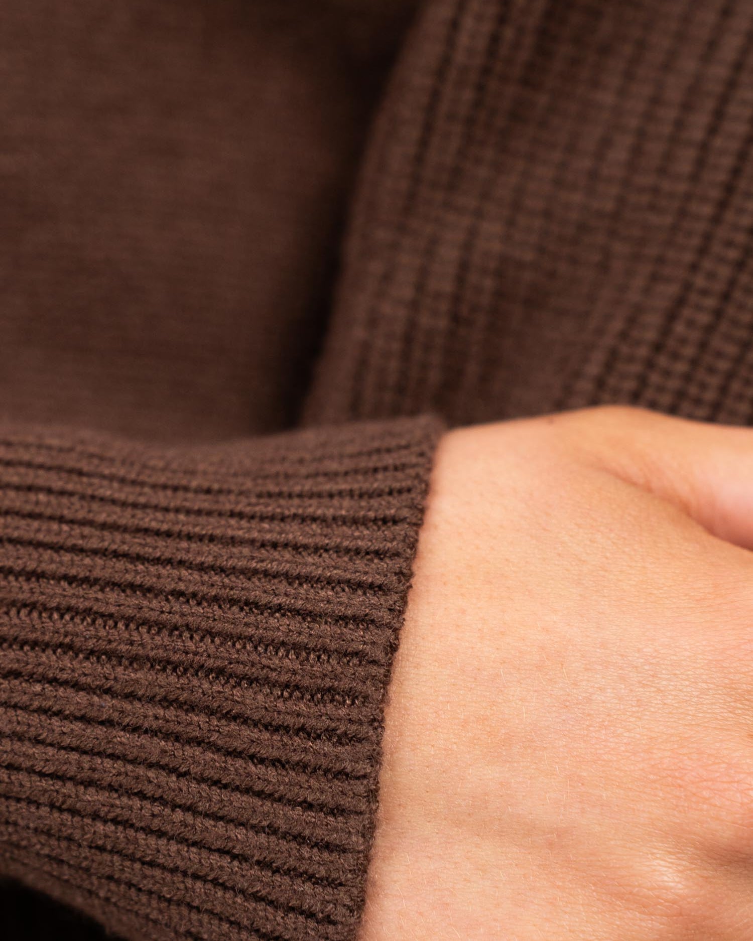 Half Zip Sweater Brun | Skagen - clothing.dk