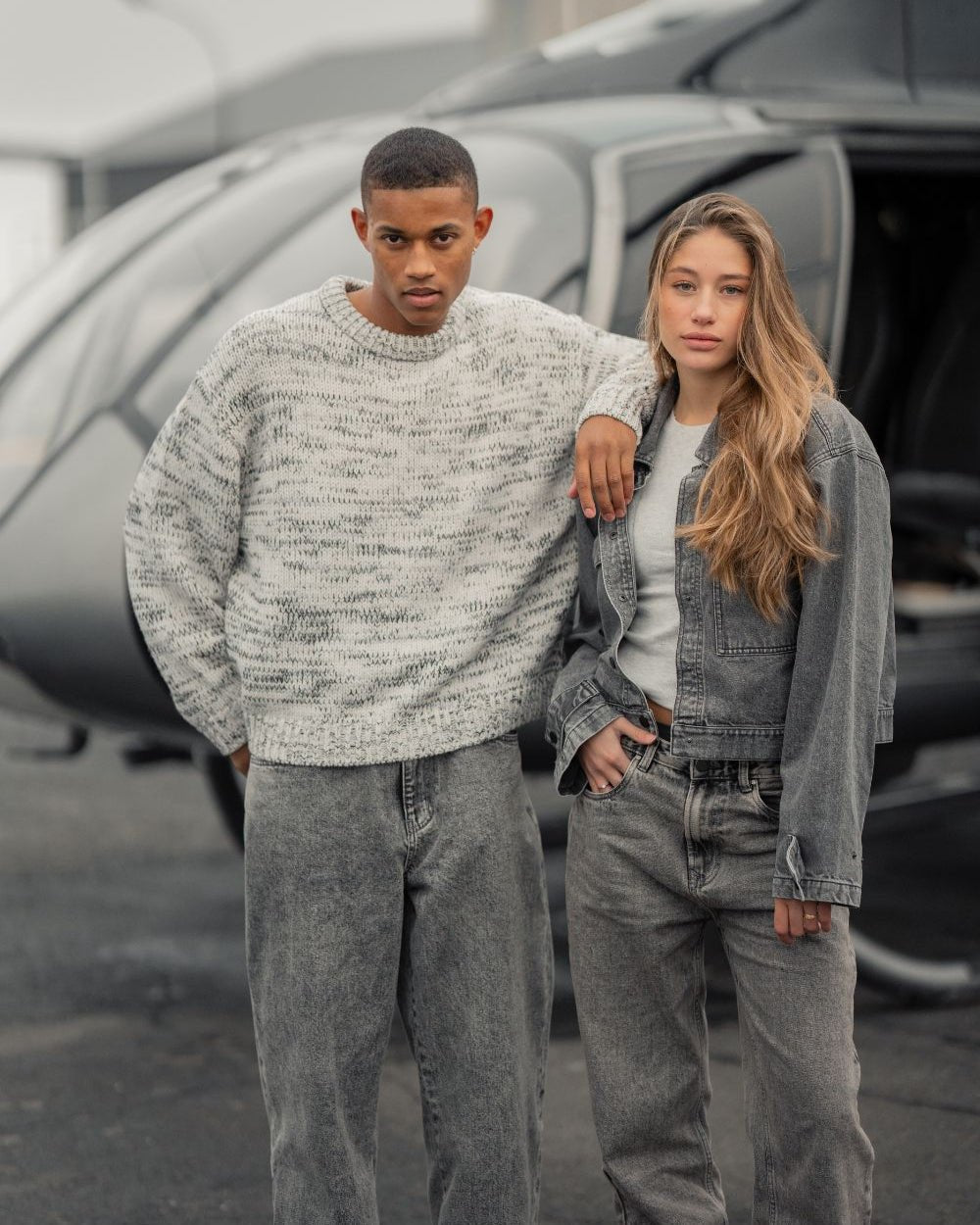 Heavy Knit Structured Grey | Skagen - clothing.dk