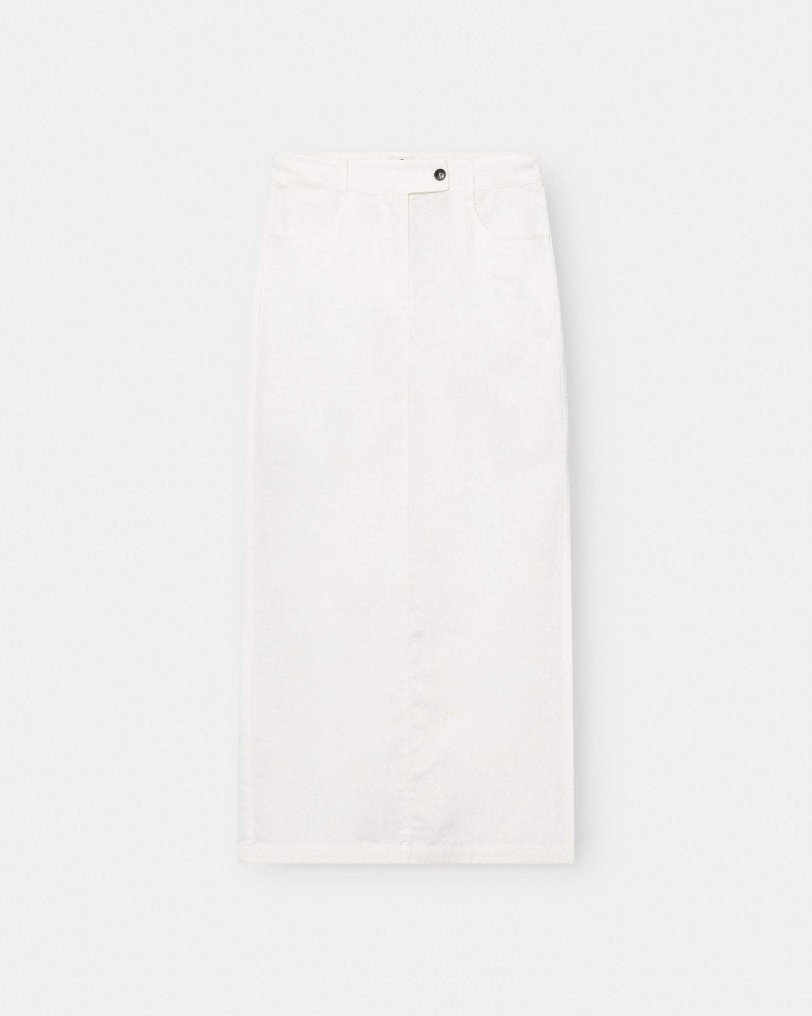 Hør Nederdel Hvid | Skagen - clothing.dk