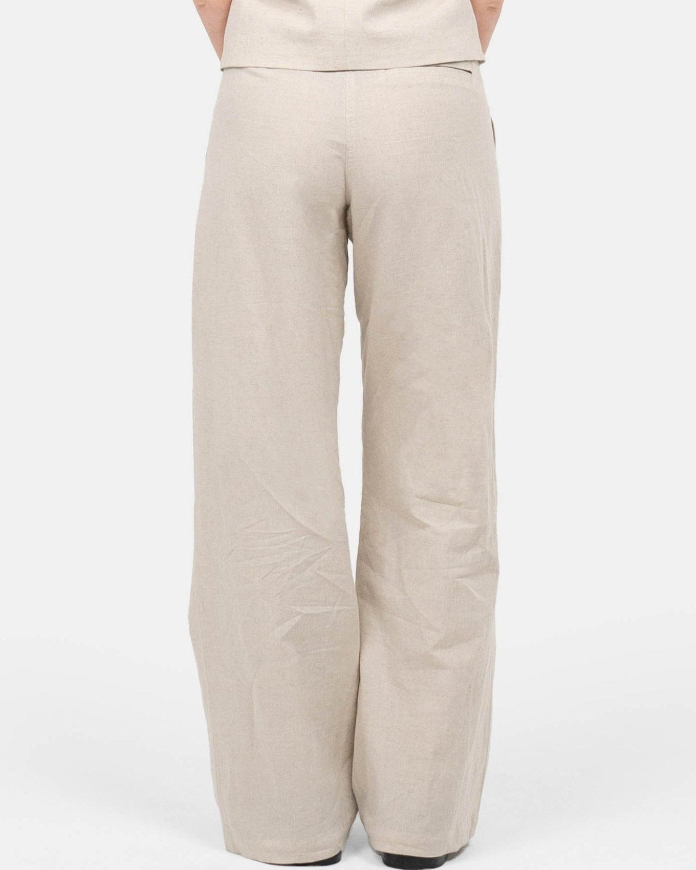 Hør Suitpants Beige | Skagen - clothing.dk