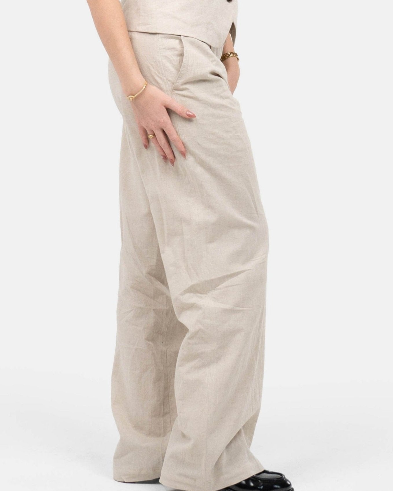 Hør Suitpants Beige | Skagen - clothing.dk