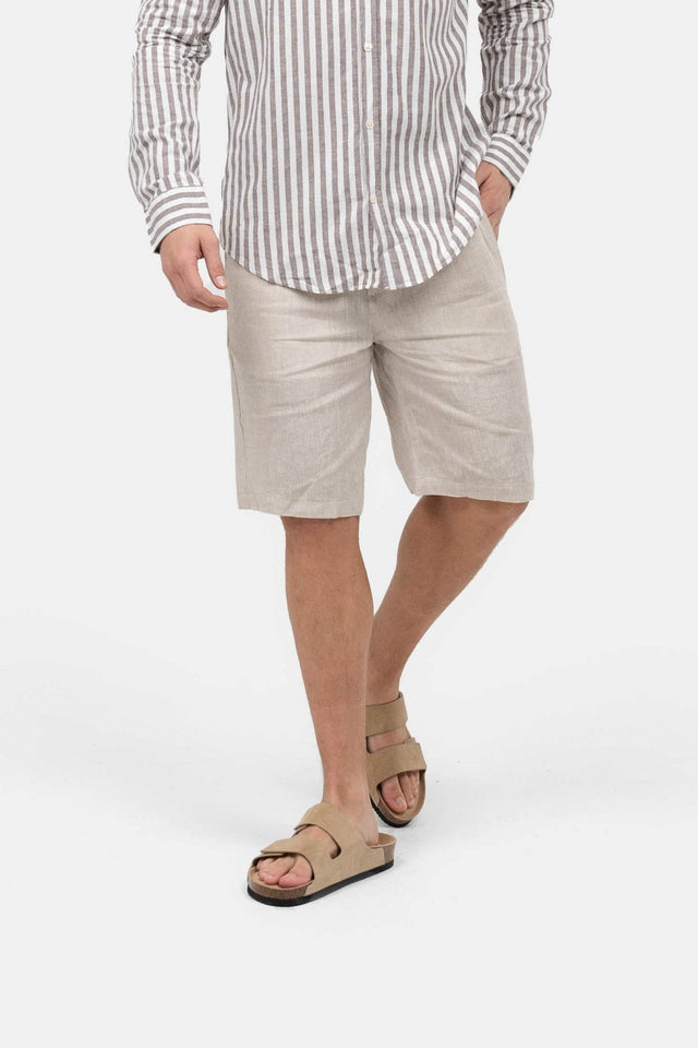 Hørshorts Beige |  Skagen-clothing.dk