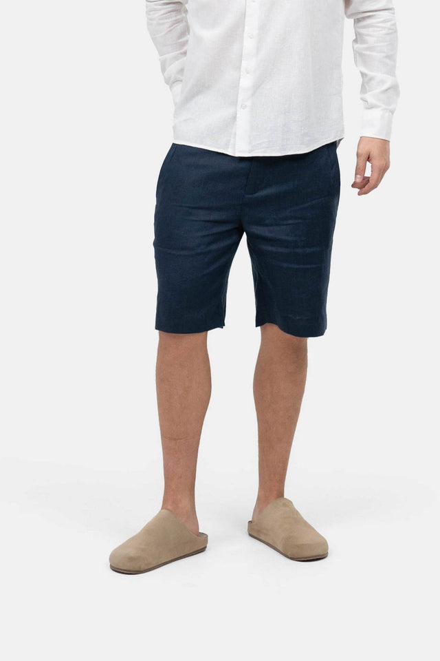 Hørshorts Navy |  Skagen-clothing.dk