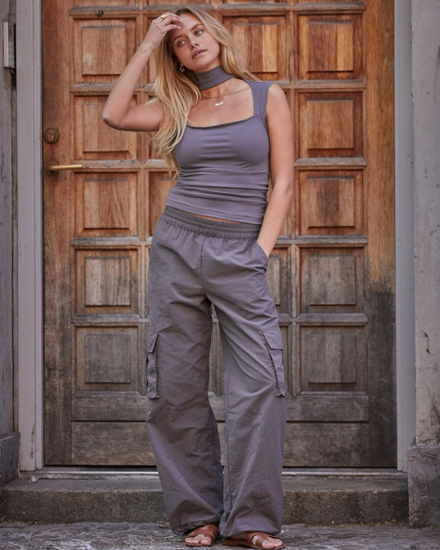 Laila x SC Collab: Cargo Pants Grey |  Skagen-clothing.dk