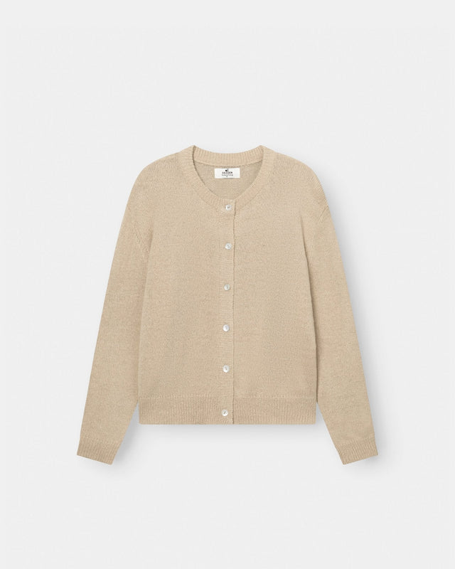 Light Weight Cardigan Beige | Skagen - clothing.dk