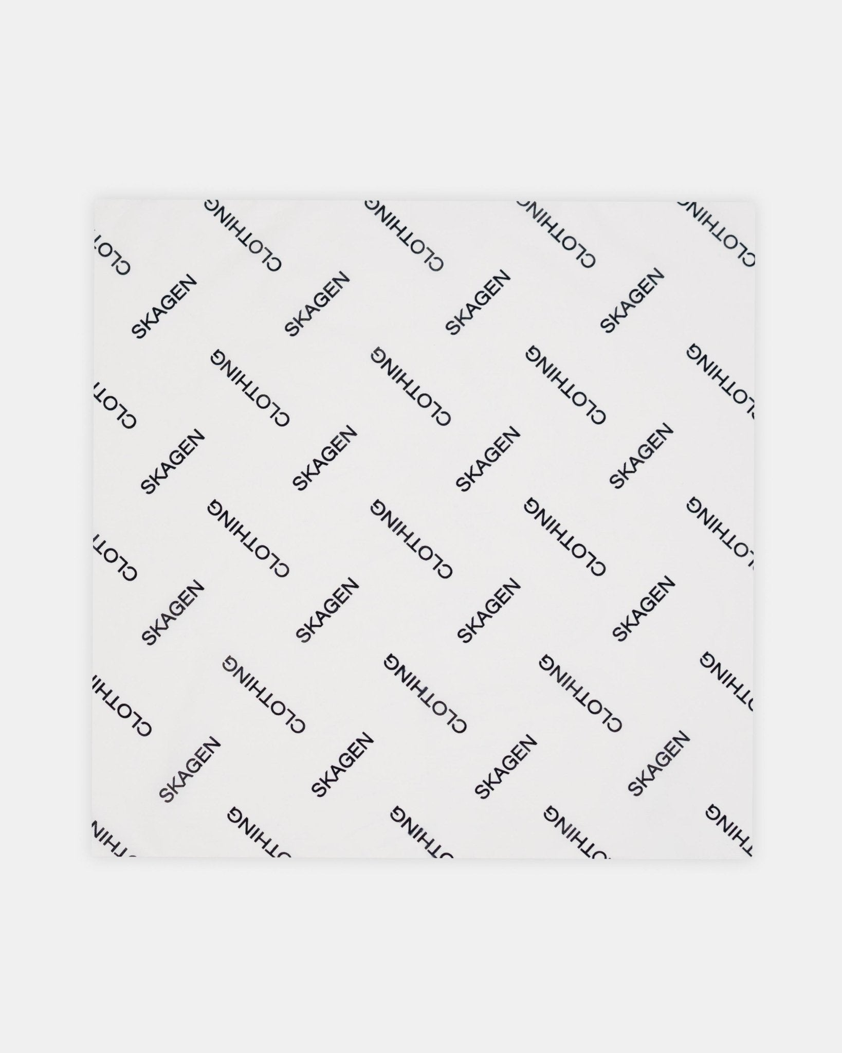 Monogram Bandana Hvid | Skagen - clothing.dk