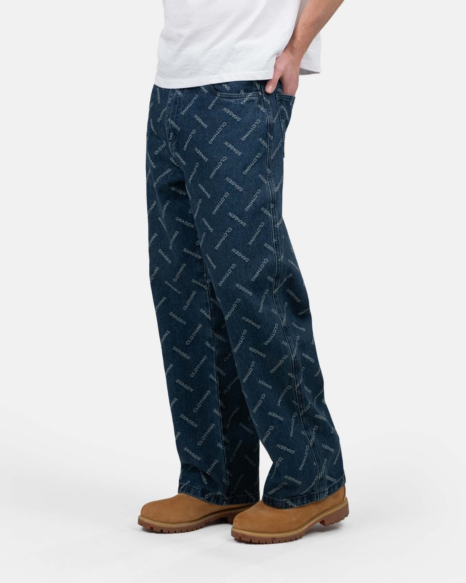 Monogram Denim Jeans Indigo | Skagen - clothing.dk