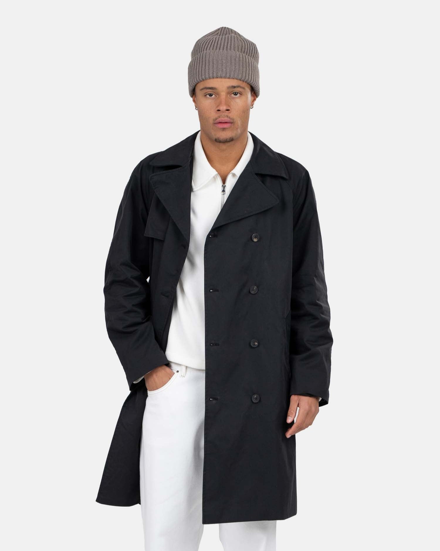 Trenchcoat Black | Skagen - clothing.dk