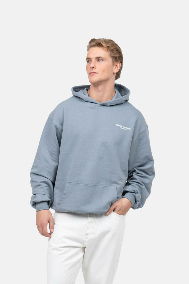 UNMARKED Hoodie Blå |  Skagen-clothing.dk