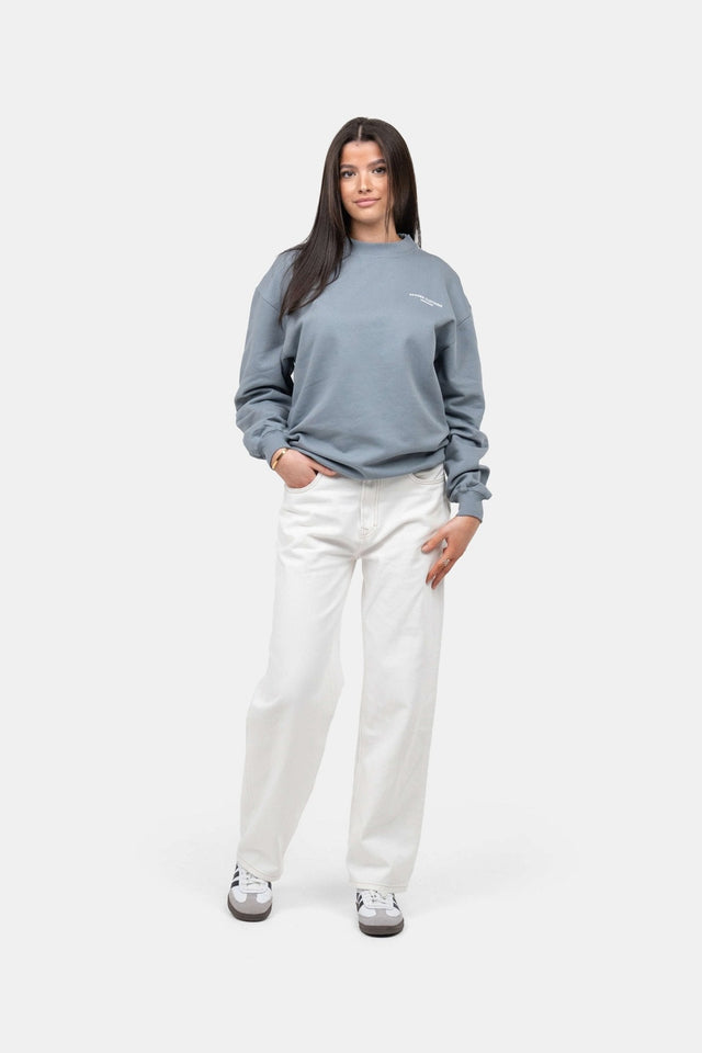 UNMARKED Sweatshirt Blå |  Skagen-clothing.dk