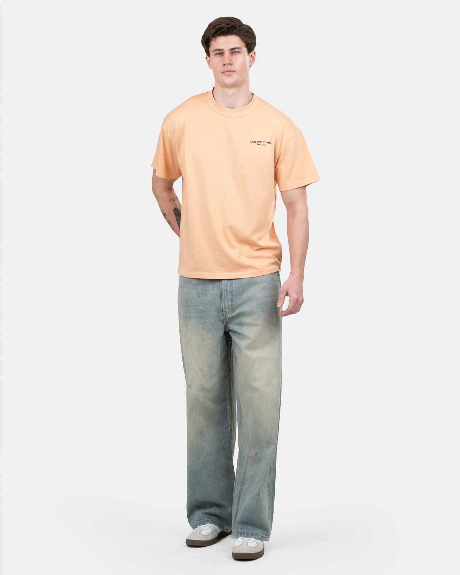 UNMARKED T-shirt Peach | Skagen - clothing.dk